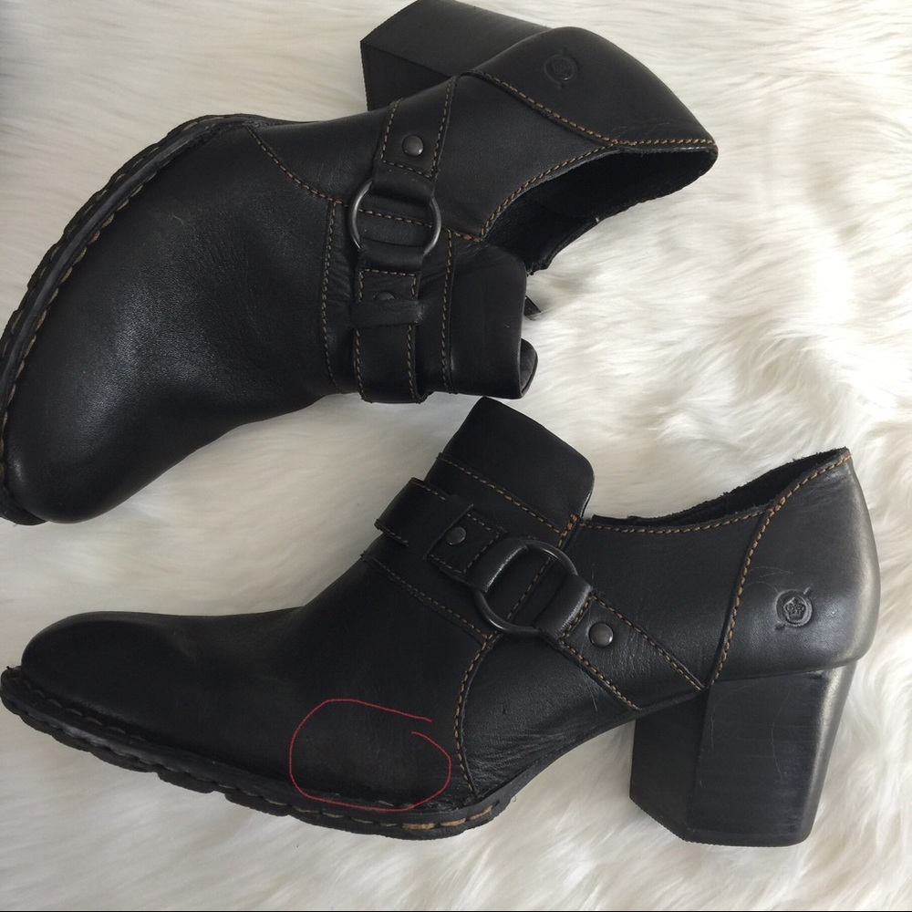 Born Ankle Boots Dark Brown Sz 10 - Picture 8 of 8